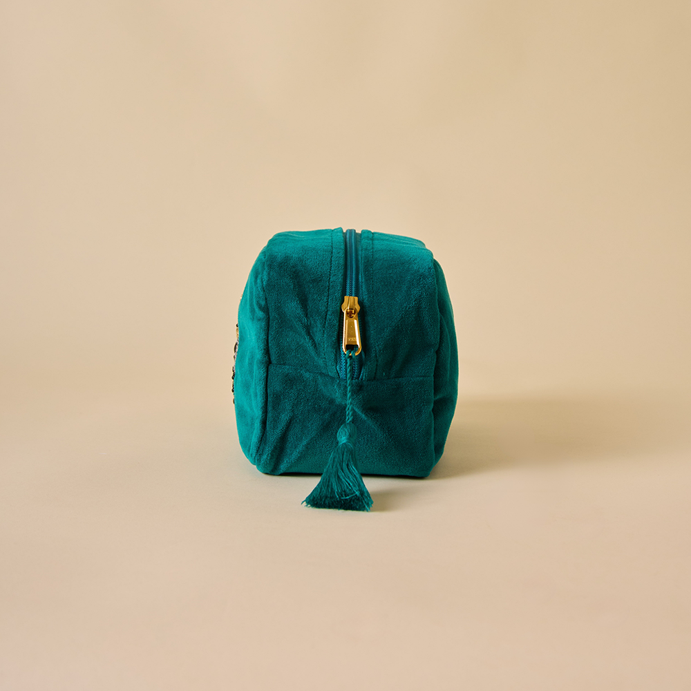 Bumble Bee Makeup Bag - Teal