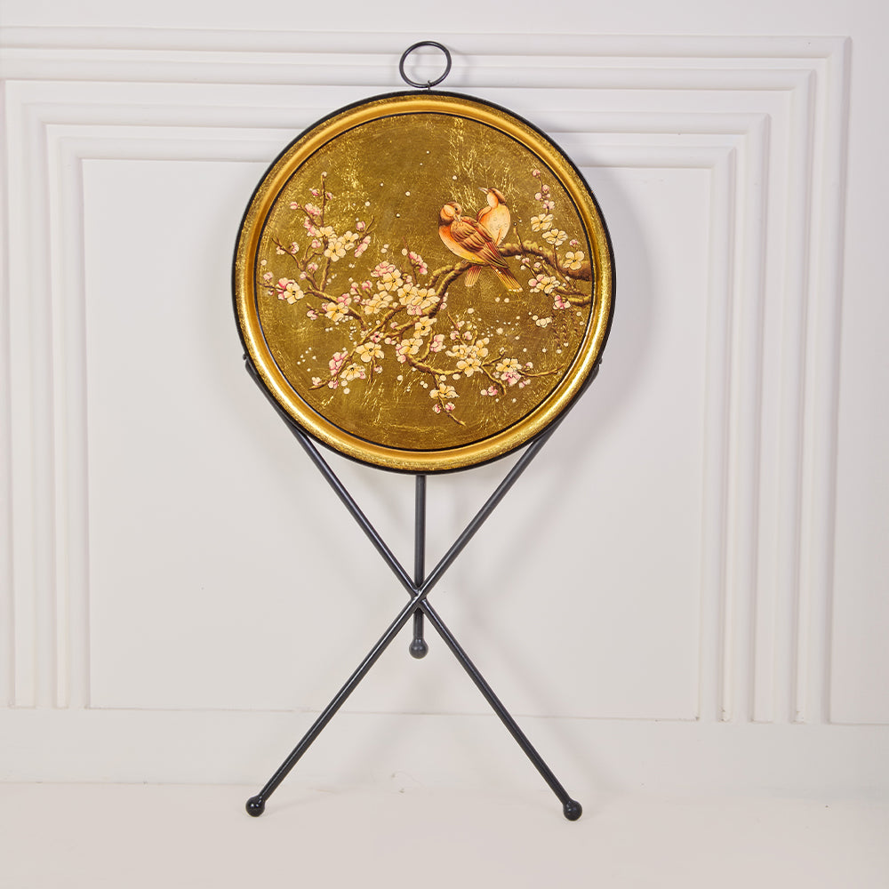 Sakura Handpainted Butler Tray - Round