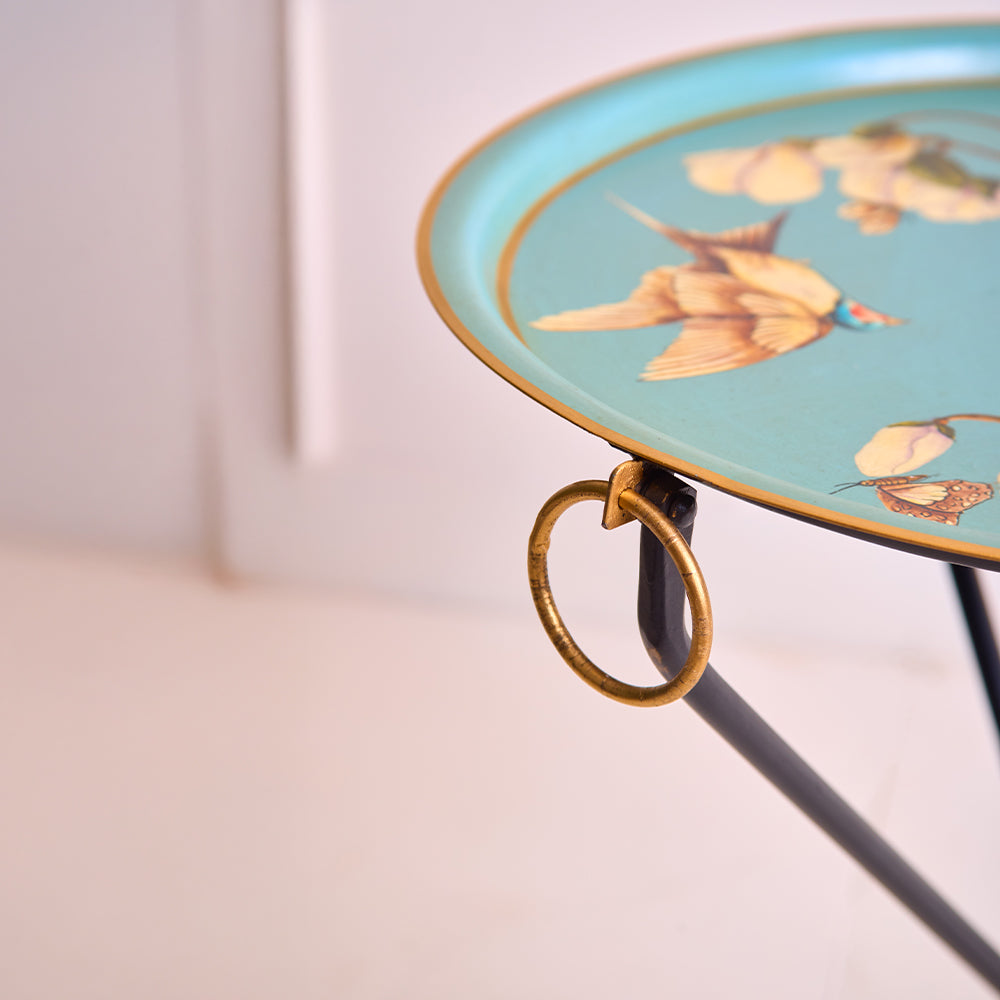 Magnolia Handpainted Butler Tray - Round