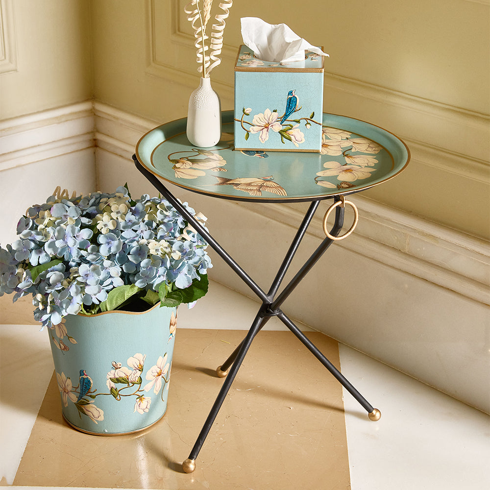 Magnolia Handpainted Butler Tray - Round