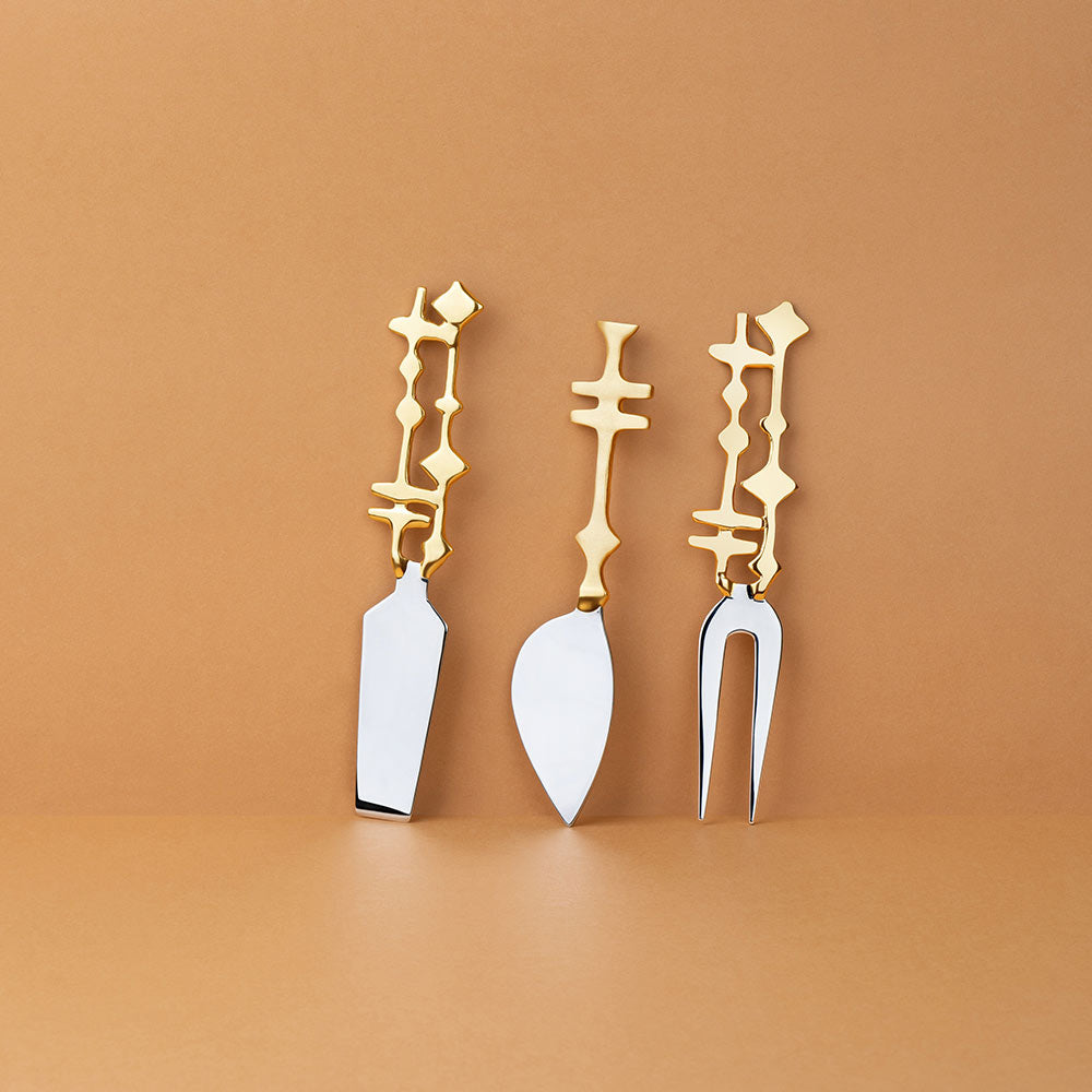 Totem Cheese Knives - Set of 3