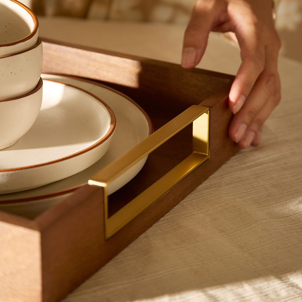 Kibashi Serving Trays - Walnut (Set Of 2)