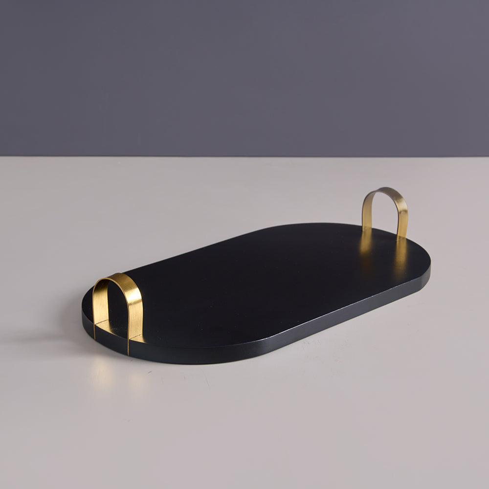 Pinched Brass Candle Holder