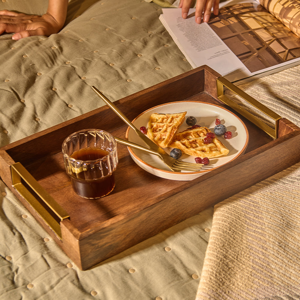 Kibashi Serving Trays - Walnut (Set Of 2)