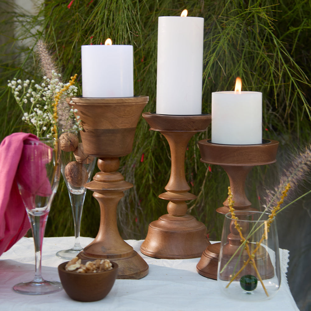Hikari Candle Holders (Set Of 3)