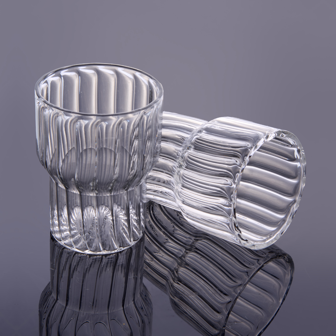 Fluted Drinking Glass - Medium (Set of 2)