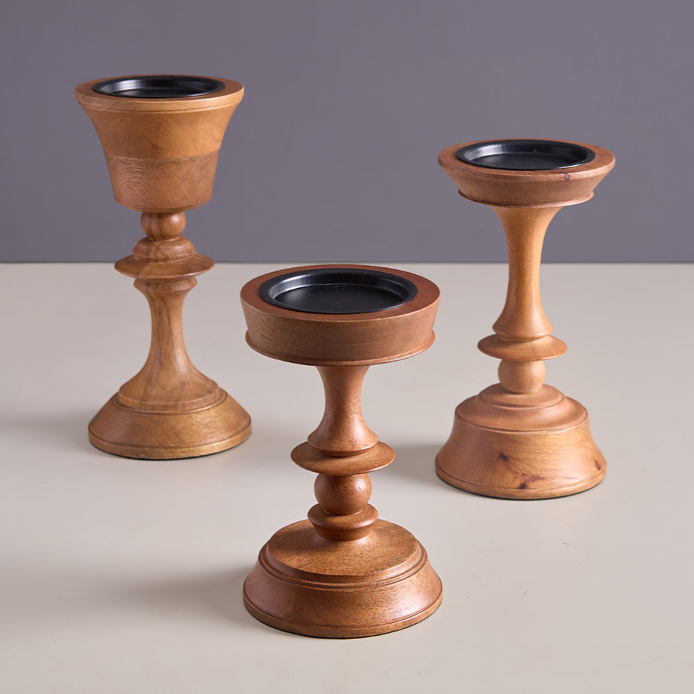 Hikari Candle Holders (Set Of 3)