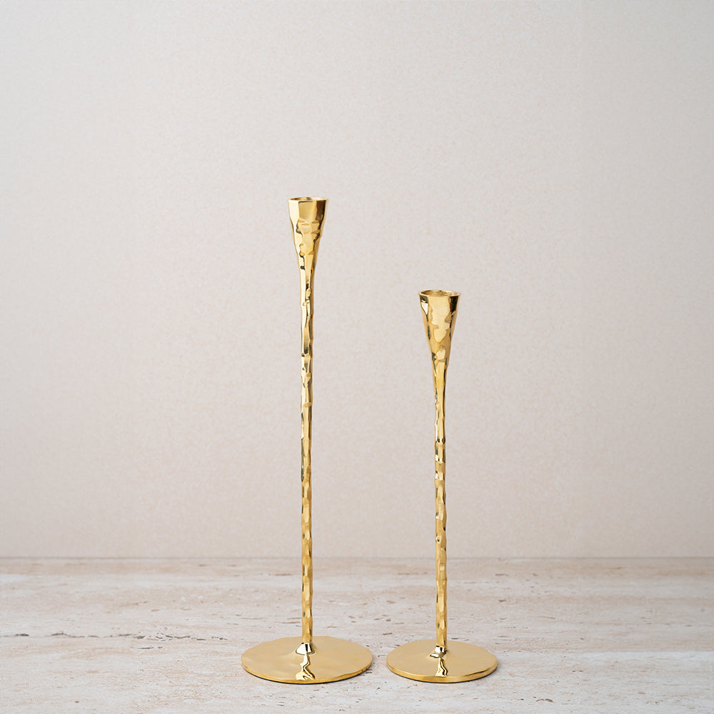 Pinched_Brass_Candle_Holder_Amaara