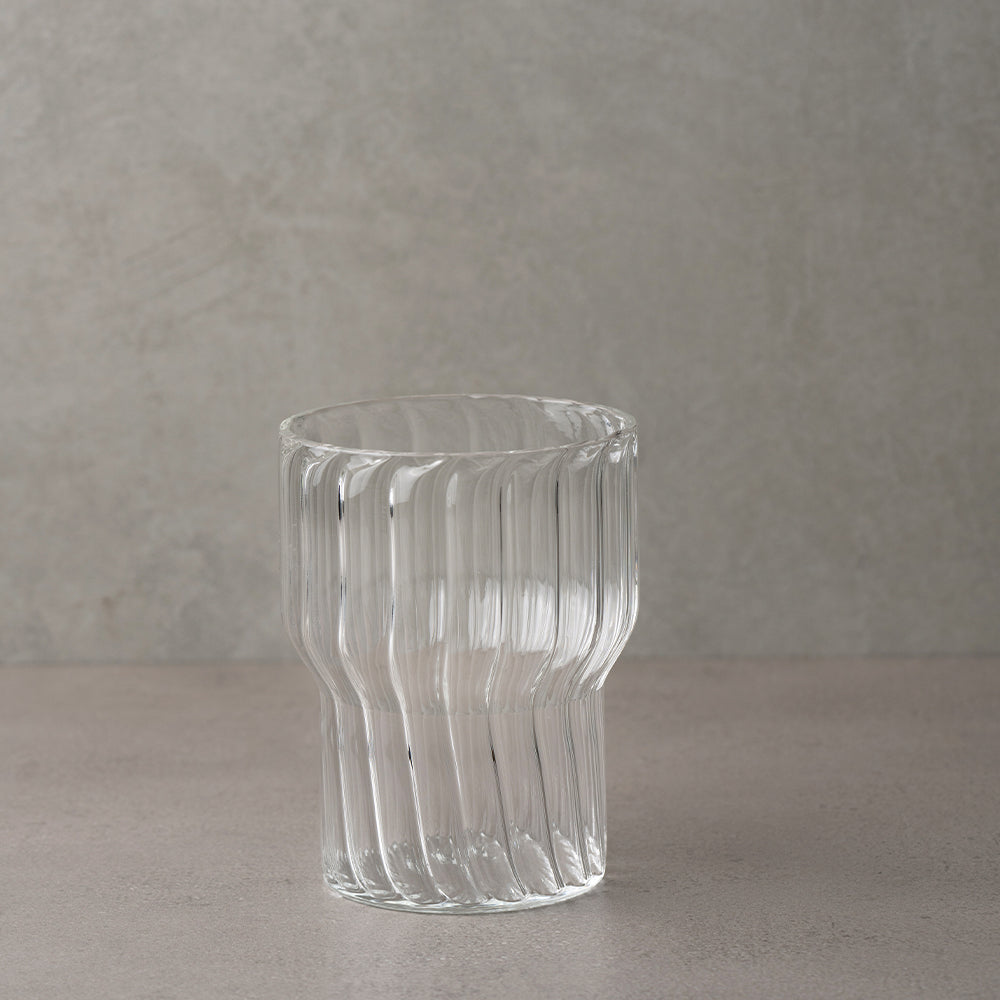 Fluted Drinking Glass - Medium (Set of 2)