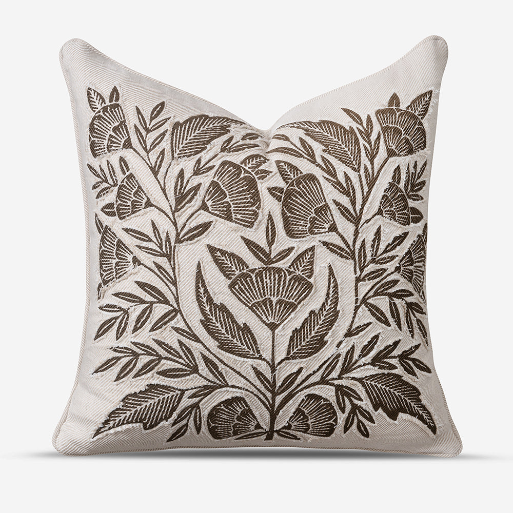 Patchwork_Flora_Cushion_-_Mocha_amaara_home