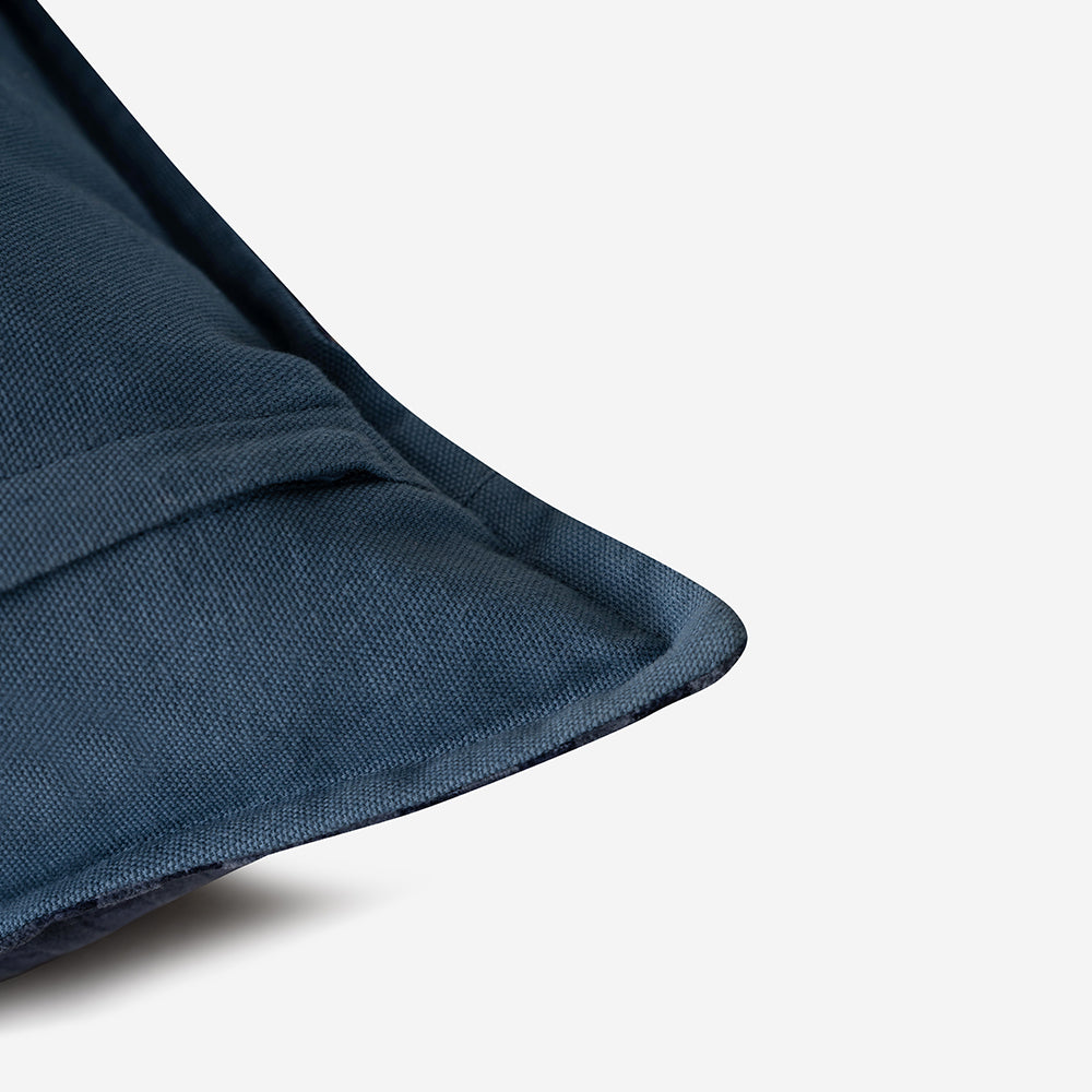 Woven Bliss Cushion - Indigo