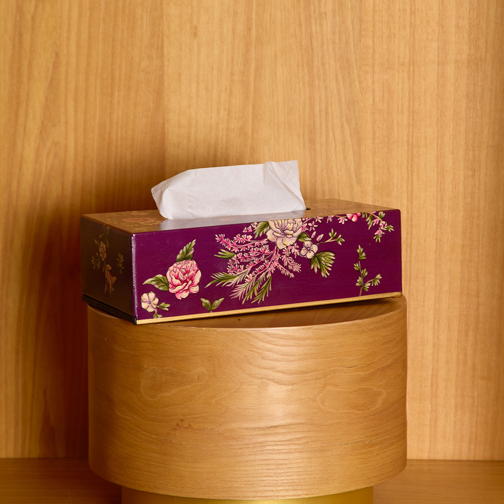 Rosa_Handpainted_Tissue_Box_Cover_Rectangle_Amaara_Home