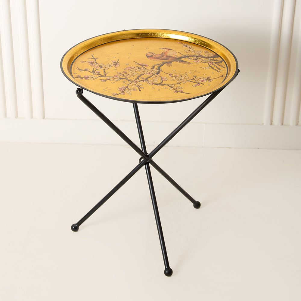 Sakura Handpainted Butler Tray - Round