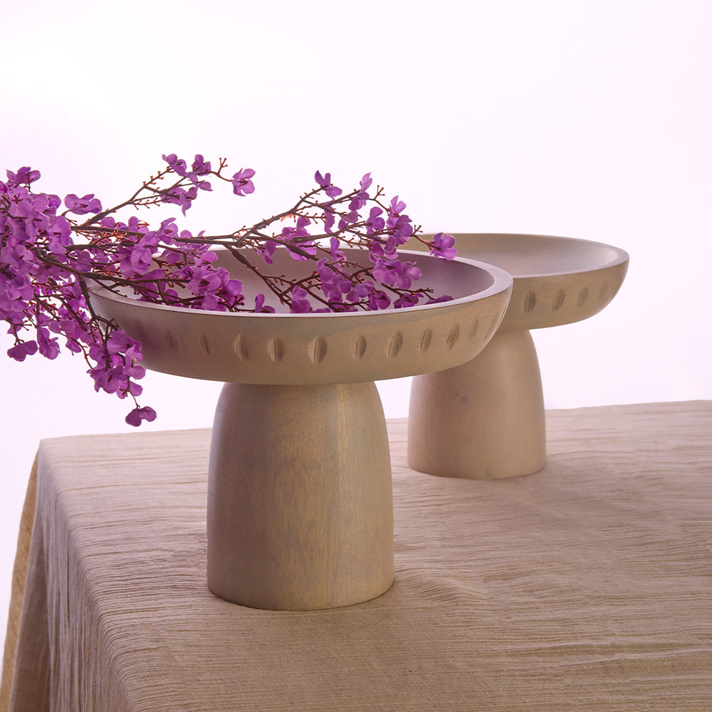 Moku Kake Pedestal Bowls (Small)