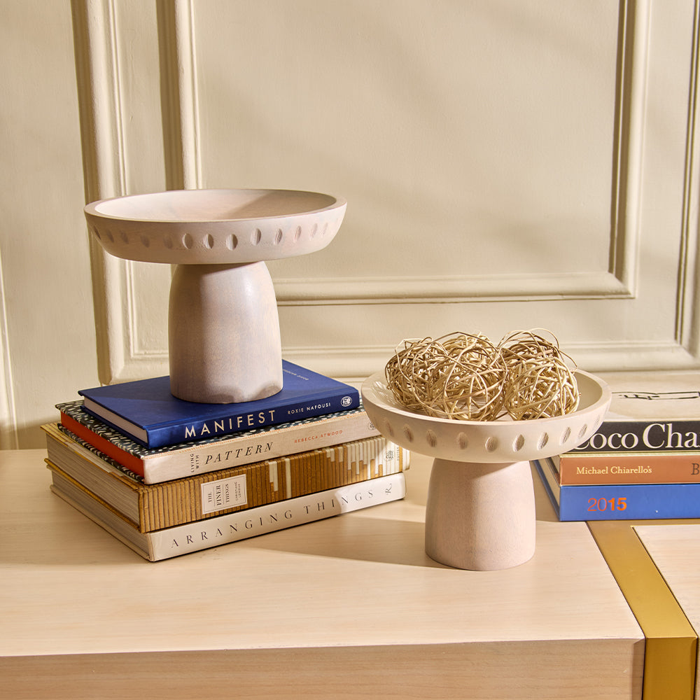Moku Kake Pedestal Bowls (Large)