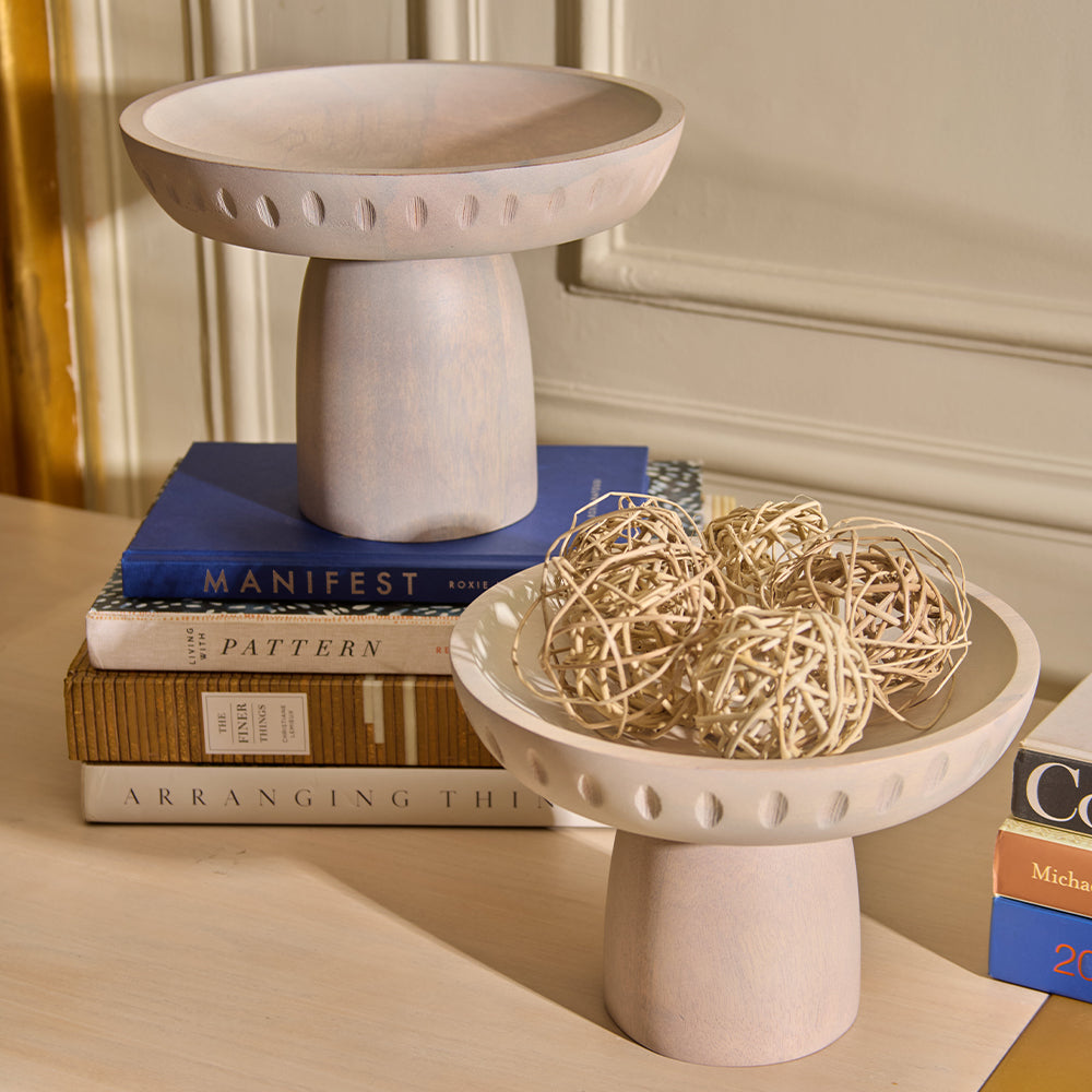 Moku Kake Pedestal Bowls (Large)