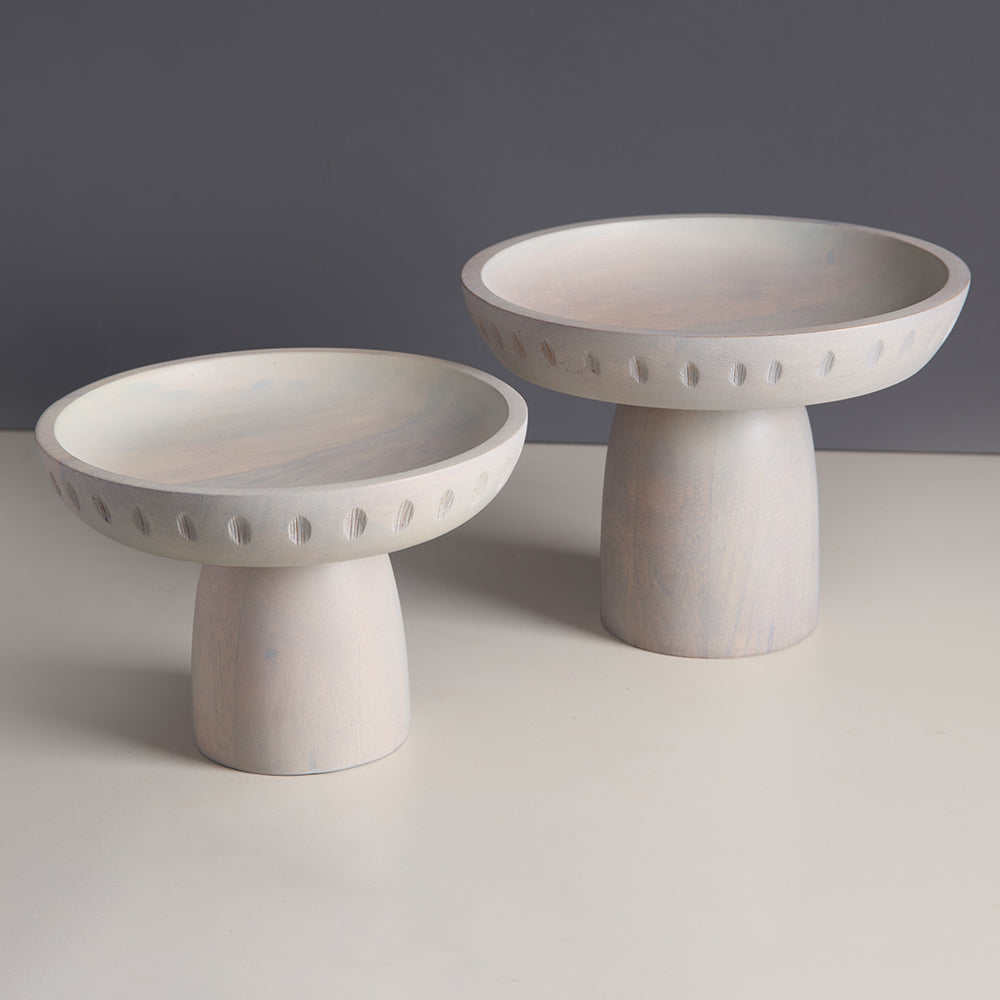 Moku Kake Pedestal Bowls (Small)
