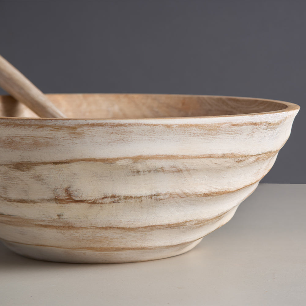 Umi Salad Bowl With Matching Servers (Set Of 3)