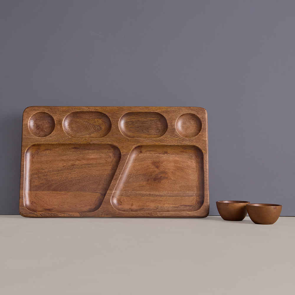 Oban Serving Platter With Bowls
