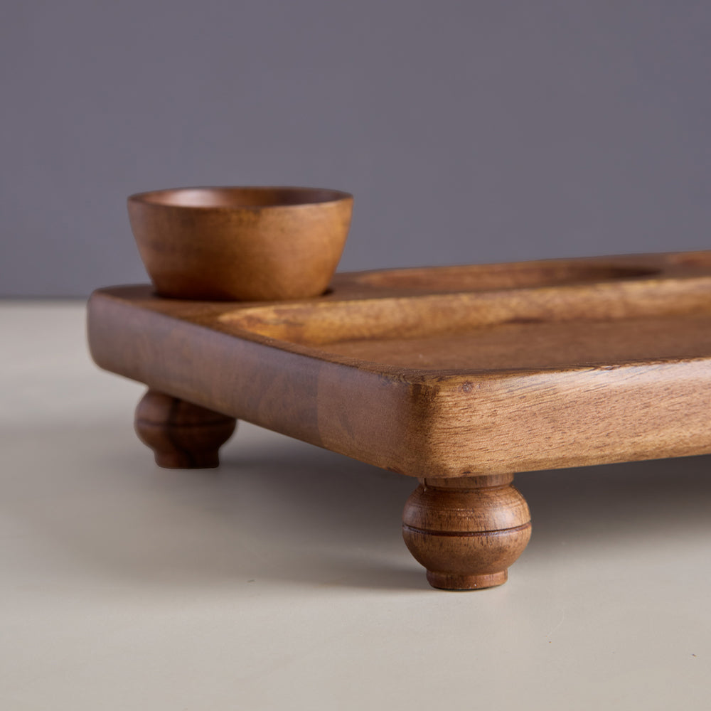 Oban Serving Platter With Bowls