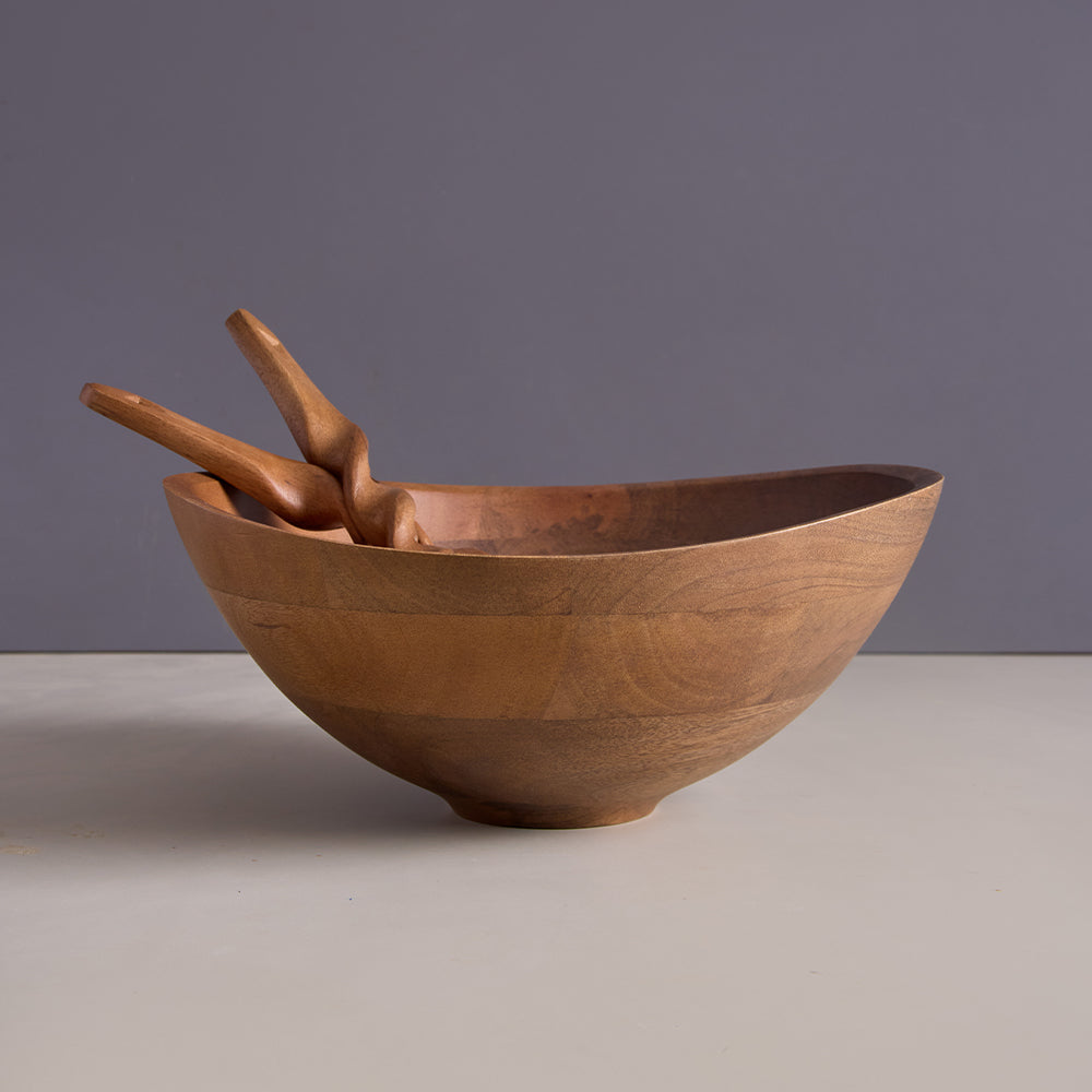 Nami Salad Bowl With Matching Servers (Set Of 3)